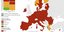 Ο χάρτης του ECDC για τον δείκτη θετικότητας στην ΕΕ