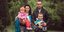 O Ουκρανός στρατιώτης Σερχίι Σόβα με τη σύζυγο και τα παιδιά τους - Η σορός του βρέθηκε στο Ιζιούμ