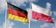 Σημαίες Γερμανίας και Πολωνίας