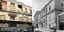 Το Ελληνικό Ωδείο όπως είναι τα τελευταία χρόνια (αριστερά) και κατά την εποχή της ακμής του (δεξιά) / Φωτογραφίες: ΥΠΠΟΑ, Μουσείο Μπενάκη