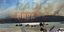 Φωτιά στην παραλία Σαράντη Βοιωτίας