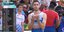 Ο Τεντόγλου μιμείται τον Ρος από τα «Φιλαράκια» μετά την πρόκριση στον τελικό στο μήκος στο Παγκόσμιο Πρωτάθλημα Στίβου / ΕΡΤ, Screenshot