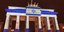 Η Πύλη του Βραδεμβούργου στα χρώματα του Ισραήλ