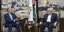 Ο ΥΠ ΕΞ του Ιράν, Χοσεΐν Αμίρ-Αμπντολαχιάν με τον ηγέτη της Χαμάς, Ισμαήλ Χανίγιε στη Ντόχα του Κατάρ