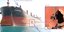 To πλοίο Ζωγραφιά μετά το χτύπημα των Χούθι στην Ερυθρά Θάλασσα