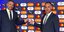 O Πάνος Κωνσταντόπουλος, Vice President της Stoiximan & ο Γιώργος Κυπραίος, Sports Marketing Manager, στην κλήρωση των Ομίλων του Copa America 2024 που πραγματοποιήθηκε στο Μαϊάμι
