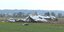 Τα συντρίμμια του αεροσκάφους κοντά στην πόλη Γκρένχεν της Ελβετίας 