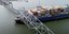 To φορτηγό πλοίο Dali παραμένει εγκλωβισμένο στα συντρίμμια της γέφυρας της Βαλτιμόρης