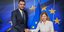 Ο Παύλος Μαρινάκης στις Βρυξέλλες με με την Αντιπρόεδρο Αξιών και Διαφάνειας Βιέρα Γιούροβα