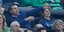 Αλέξης Τσίπρας και Μπέτυ Μπαζιάνα σε εξέδρες του ΟΑΚΑ στον αγώνα μπάσκετ ΠΑΟ-Μπαρτσελόνα