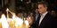 Ο Πρωθυπουργός, Κυριάκος Μητσοτάκης, ανάβει κερί στην εκκλησία