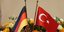 H γερμανική και τουρκική σημαία/Φωτογραφία:ΑΡ