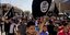 Υποστηρικτές του ISIS σε πορεία στη Μοσούλη. AP Photo