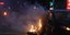 Αυτοκίνητο και μηχανή τυλίχθηκαν στις φλόγες στην παλαιά εθνική Αθηνών – Κορίνθου/ Φωτογραφία: korinthostv