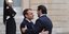 O πρόεδρος της Γαλλίας και ο παραιτηθείς πρωθυπουργός του Λιβάνου (Φωτογραφία: ΑΡ) 