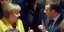 Η Γερμανίδα καγκελάριος Άνγκελα Μέρκελ και ο Πρόεδρος της Γαλλίας