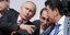 Ο Βλαντίμι Πούτιν & ο Σίνζο Αμπε (Φωτογραφία: Mikhail Metzel/TASS News Agency Pool Photo via AP)
