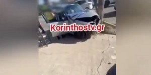 Τροχαίο στο Βραχάτι Κορινθίας