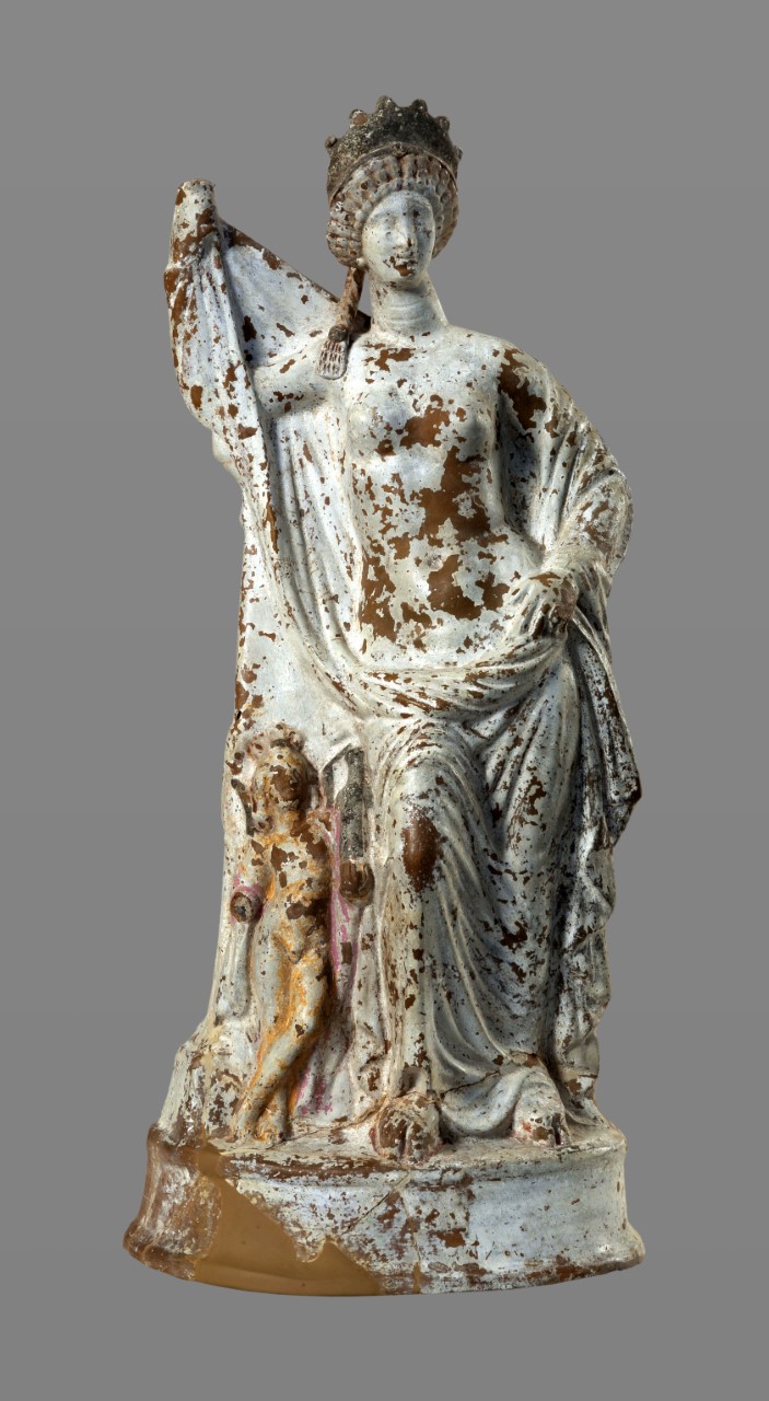 Πήλινο αγαλμάτιο της θεάς Αφροδίτης (Ύστερος 2ος/1ος αι. π.Χ.), © ΕΑΜ/ΤΑΠ. Φωτ. Σ. Μαυρομμάτης.