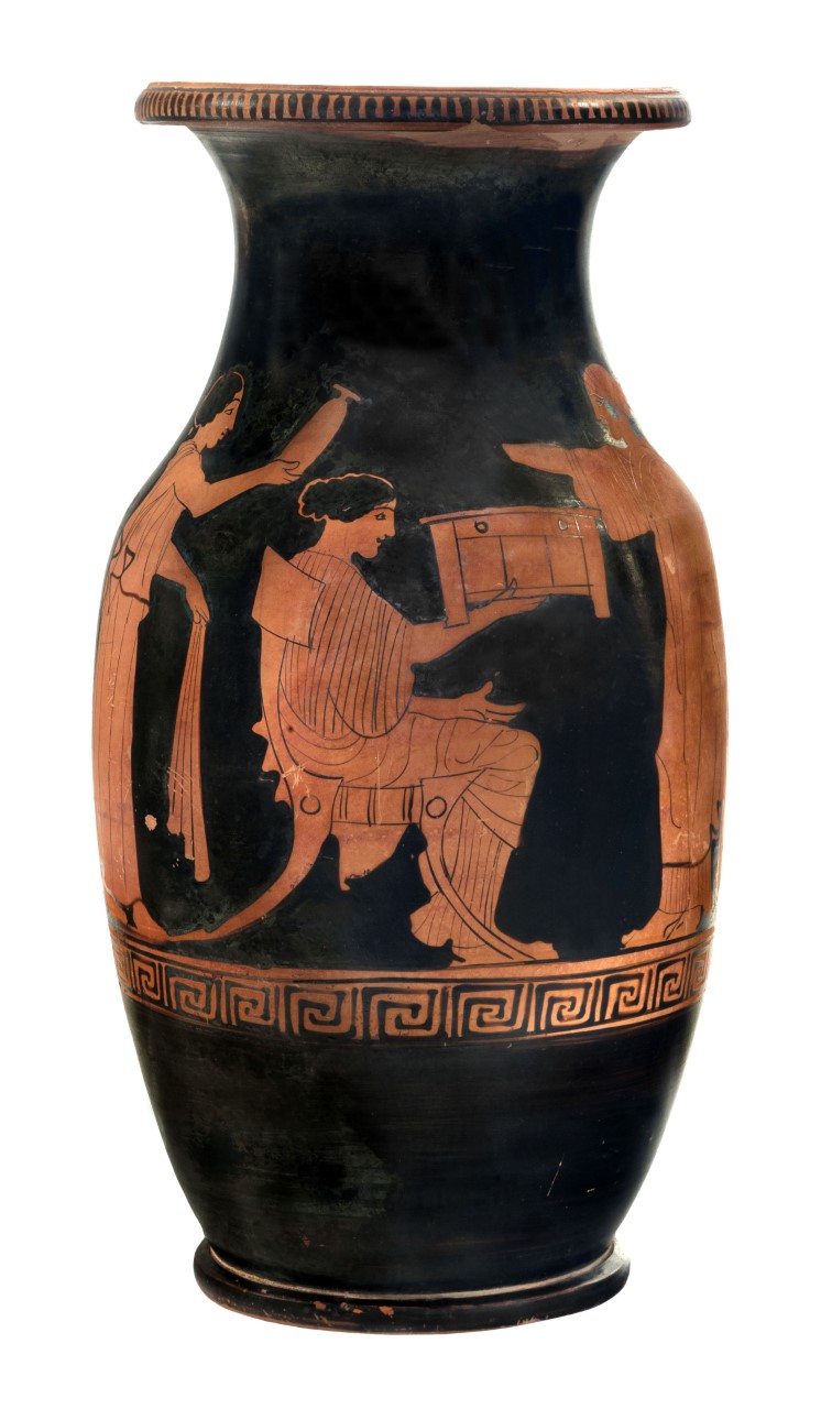  Ερυθρόμορφη όλπη από το Μόδι Λοκρίδας (περ. 440 π.Χ.), © ΕΑΜ/ΤΑΠ. Φωτ. Σ. Μαυρομμάτης.