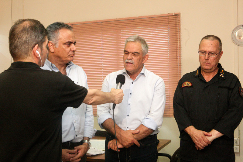 Δεν είναι τόσο αθώες αυτές οι πυρκαγιές δηλώνει ο Ν. Τόσκας -Φωτογραφία: Intimenews/ΒΟΛΙΤΑΚΗΣ ΣΤΕΛΙΟΣ