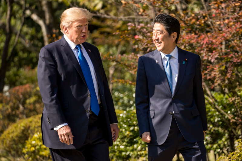 trump abe | Lamianow.gr