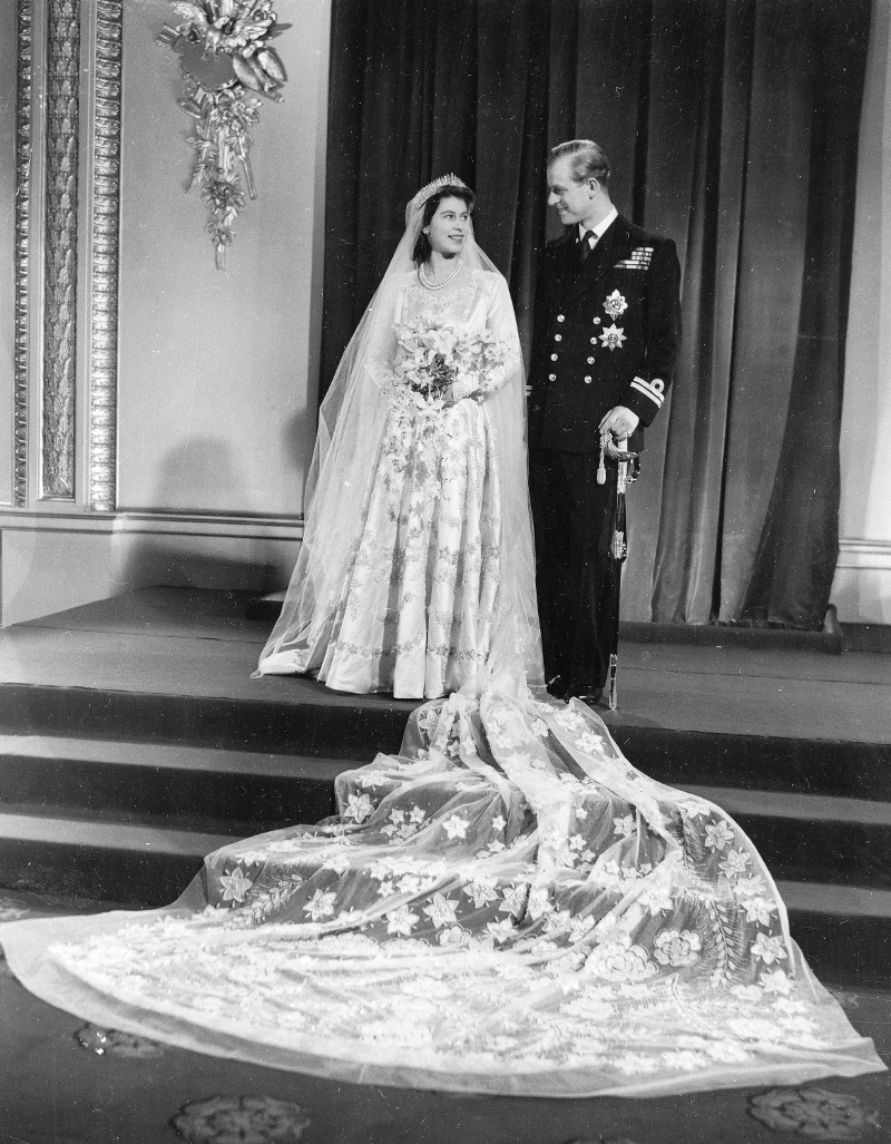 Ο γάμος της βασίλισσας Ελισάβετ και του πρίγκιπα Φίλιππου. Φωτογραφία: AP