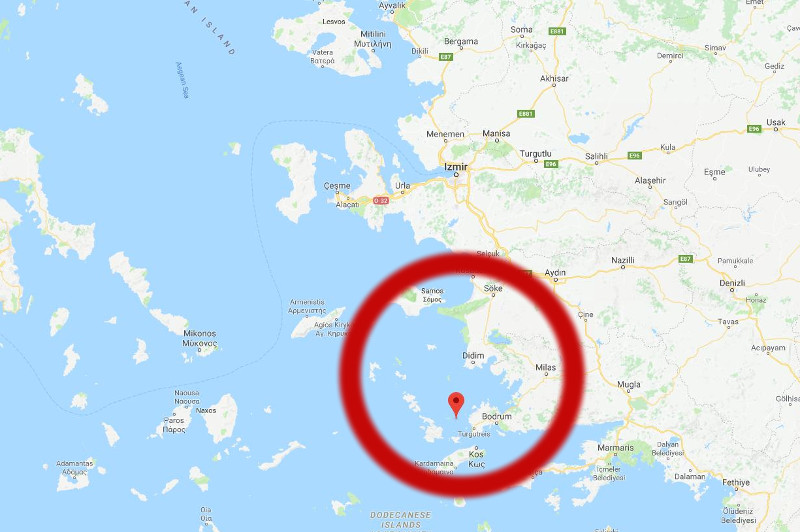 Î ÏεÏιοÏή ÏοÏ
ÎÏÏνÏÏοÏ
μ ÏÏοÏ
ÏÏ
γκενÏÏÏνονÏαι Ïα Ïολεμικά ÏοÏ
Ïκικά Ïλοία και Ïα Îμια