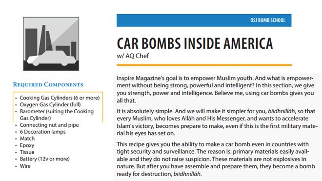 Τρόμος: Η Αλ Κάιντα δίνει οδηγίες για το πως κατασκευάζονται βόμβες και καλεί σε επιθέσεις με παγιδευμένα αυτοκίνητα σε ΗΠΑ και Ευρώπη | iefimerida.gr 0