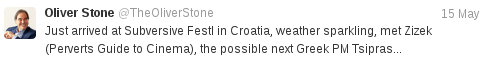 Ο Ολιβερ Στόουν αποθέωσε τον Τσίπρα και στο twitter [εικόνες] | iefimerida.gr 1