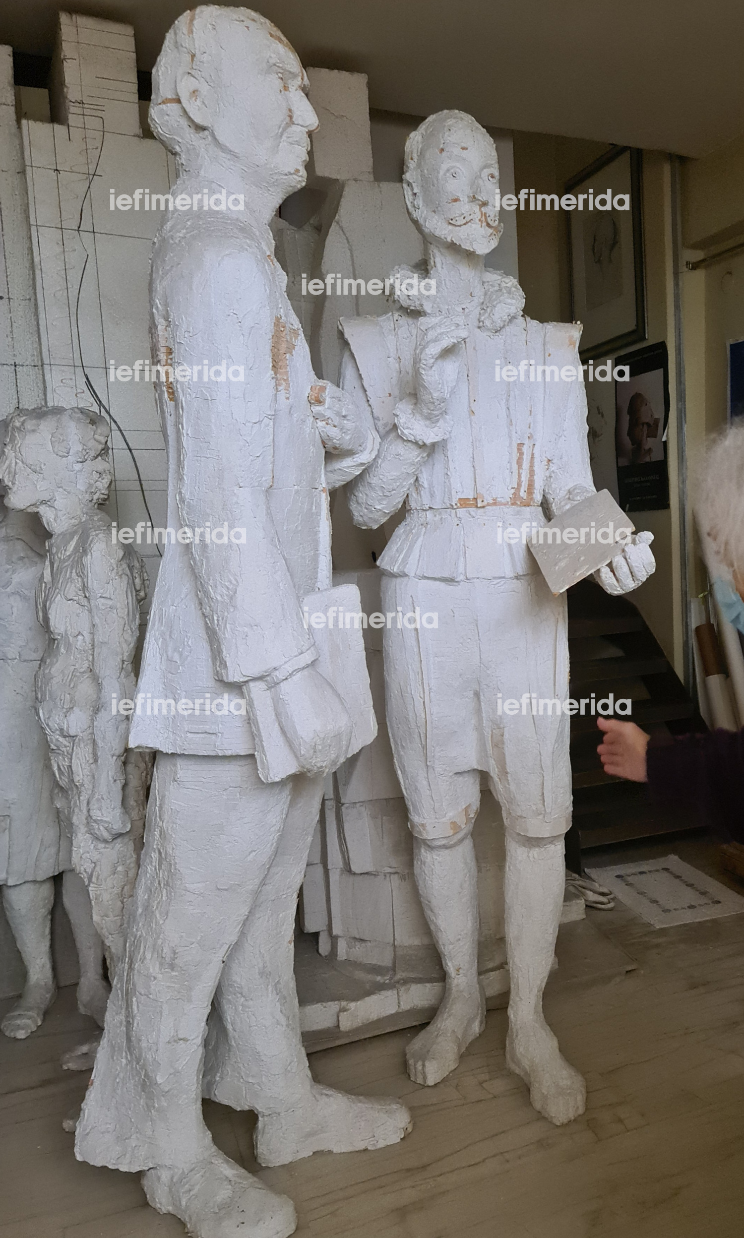 Αγάλματα των Θεοτοκόπουλου - Καζαντζάκη