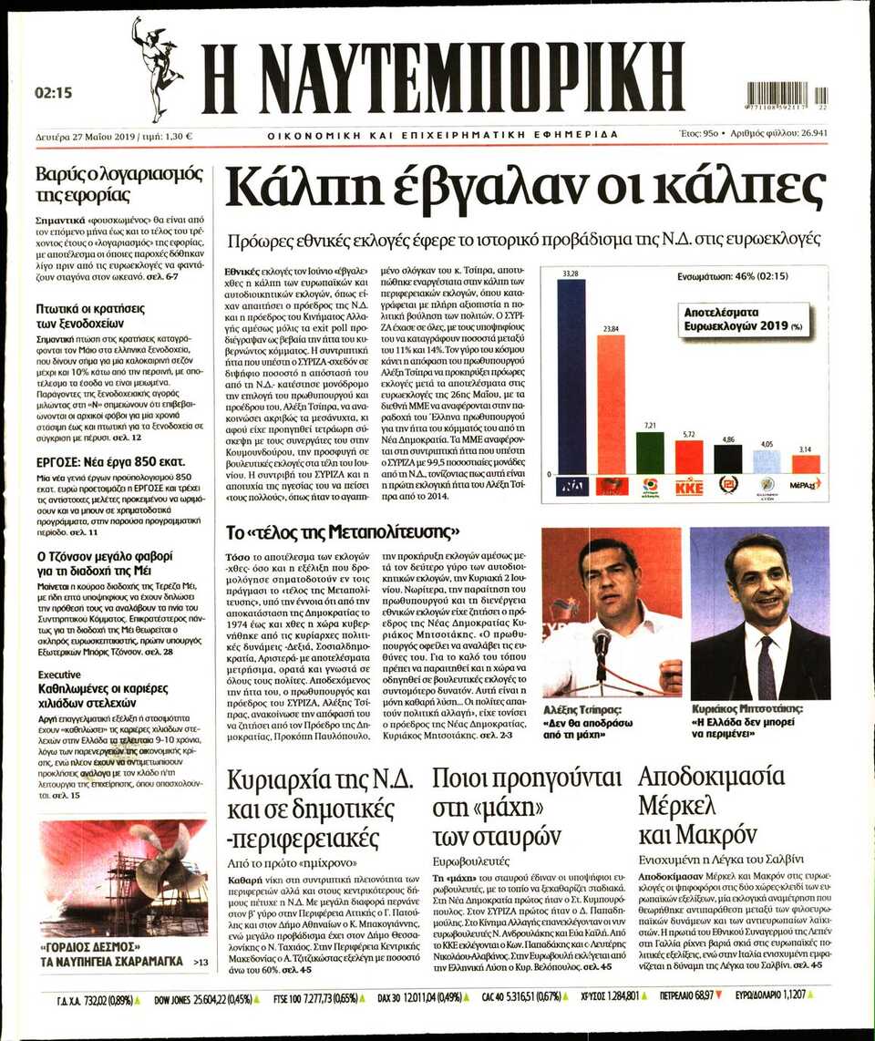 Ναυτεμπορική: «Κάλπη έβγαλαν οι κάλπες»