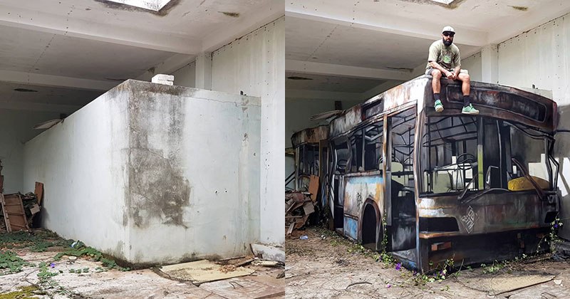 τσιμεντο, λεωφορείο