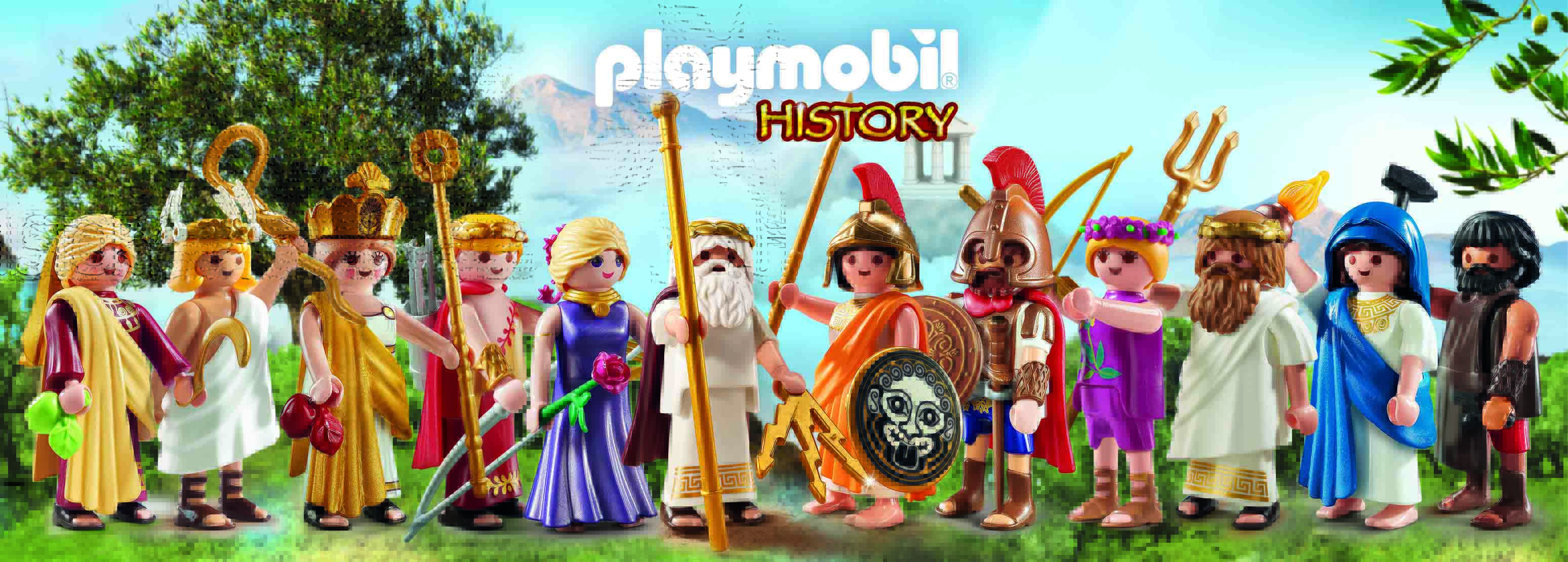 Η PLAYMOBIL παρουσιάζει τους 12 Θεούς του Ολύμπου