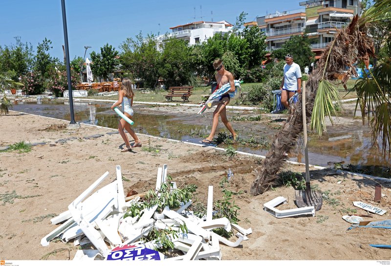Οι τουρίστες στη Χαλκιδική