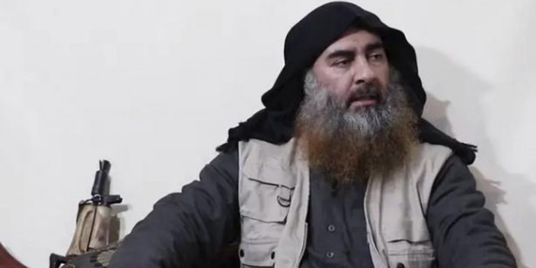 Ο Αμπού Μπακρ αλ Μπαγκντάντι σε βίντεο που κυκλοφόρησε τον περασμένο Απρίλιο.