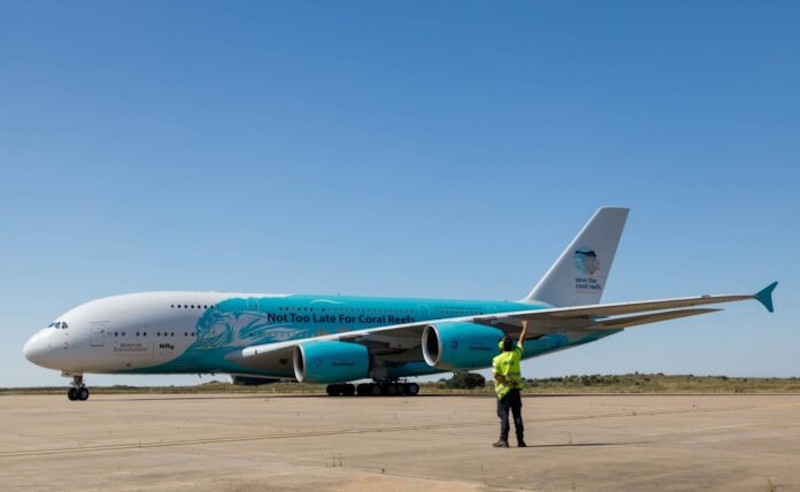 To A-380 ανήκε παλαιότερα στη Singapore Airlines μέχρι που αποκτήθηκε από τη Hi Fly για να εκτελεί πτήσεις charter με leasing