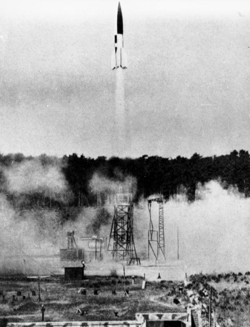 Εκτόξευση πυραύλου V2 το 1943.