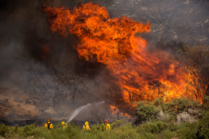 H πυρκαγιά έχει κάνει στάχτη πάνω από 8.000 εκτάρια