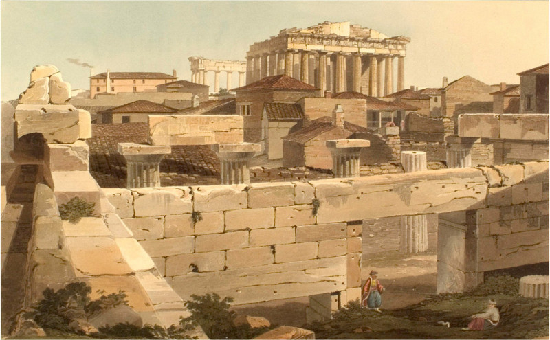 Η Ακρόπολη την εποχή της ελληνικής Επανάστασης