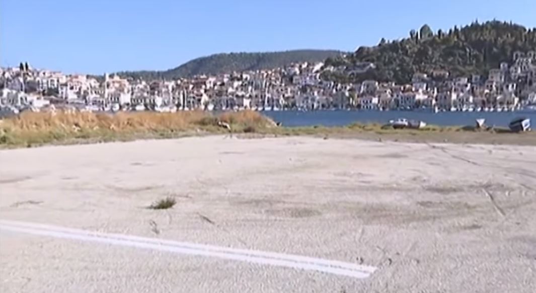 Το ελικοδρόμιο στον Γαλατά