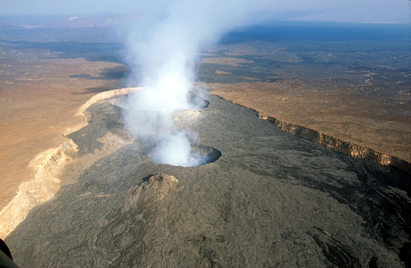 Το ηφαίστειο Έρτα Άλε στην Αιθιοπία σε μια φωτογραφία του 2012. 