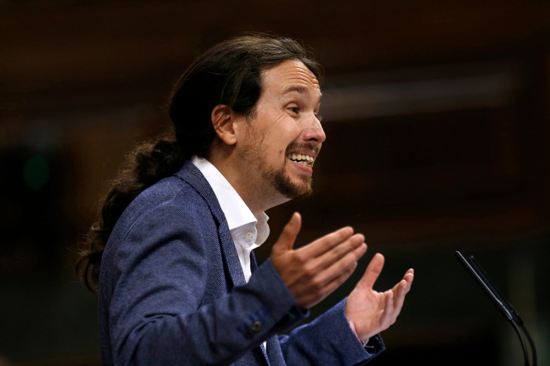 O ηγέτης των αριστερών Podemos, Πάμπλο Ιγκλέσιας.