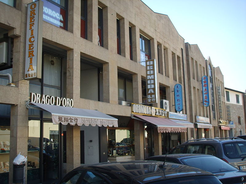 Άποψη της China Town στο Πράτο