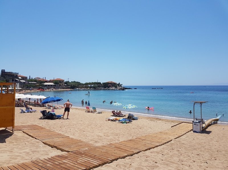 Το SEATRAC στην παραλία της Στούπας