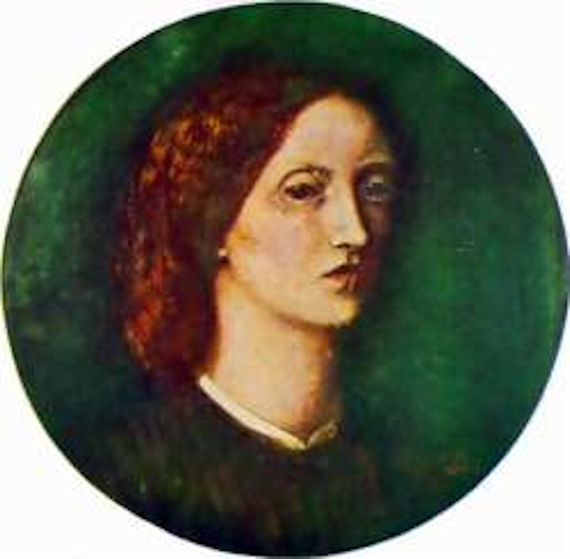 H Λίζι Σίνταλ σε αυτοπροσωπογραφία του 1854
