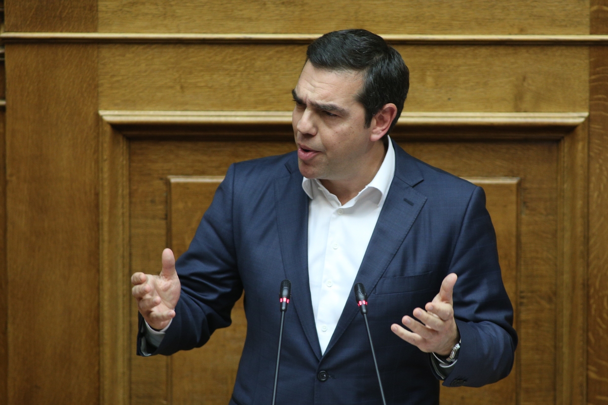 Ο Αλέξης Τσίπρας στην συζήτηση για την ψήφο αποδήμων