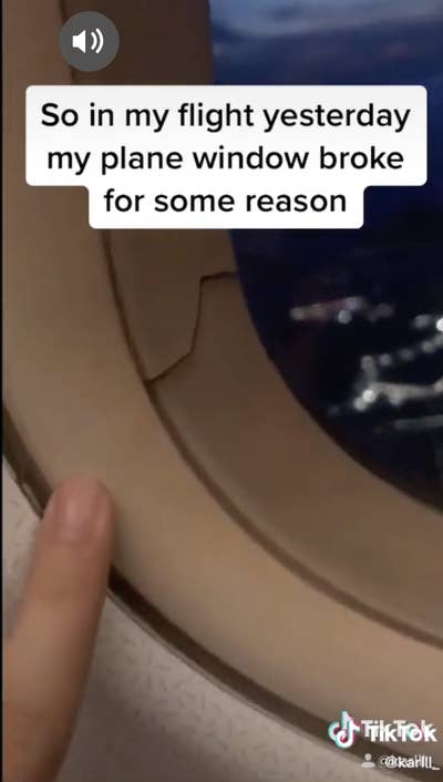 Ρωγμή σε παράθυρο αεροπλάνου