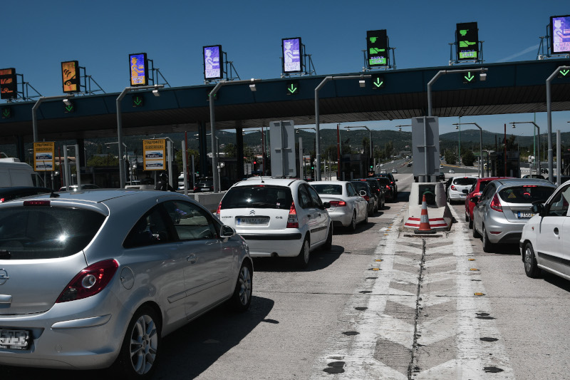 Κίνηση στα διόδια Αφιδνών