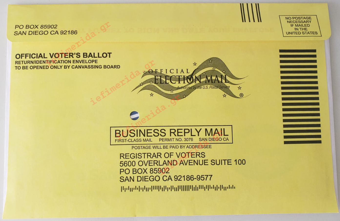 Αμερικανικές Εκλογές 2020 – Αποκλειστικό: Αυτή είναι η επιστολική ψήφος -Τι  περιέχει ο φάκελος [εικόνες] | ΚΟΣΜΟΣ | iefimerida.gr